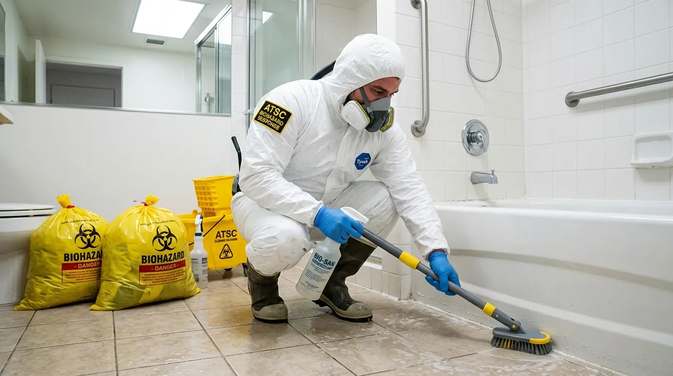 Decontamination equipment deployed for Blood Cleanup in Warm Mineral Springs